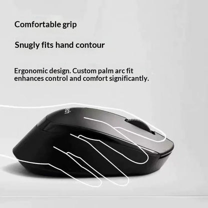 Logitech M330 Professional Office Mouse is compact, quiet, convenient to carry, comfortable to touch, and specifically designed1