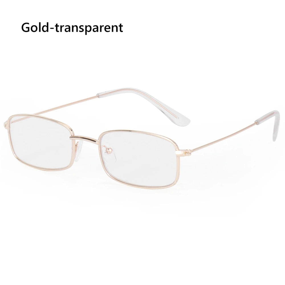 Fashion Small Rectangle Sunglasses Men Women Vintage Square Driving Sun Glasses Luxury Brand Metal Frame Eyewear