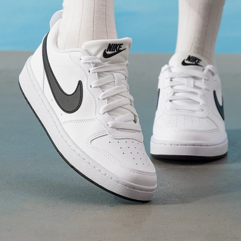 Nike Women's Shoes Court Borough Low (Gs) Sports Shoes, Fashionable Casual Shoes, Lightweight and Comfortable Low-Top Sneakers Dv5456-104