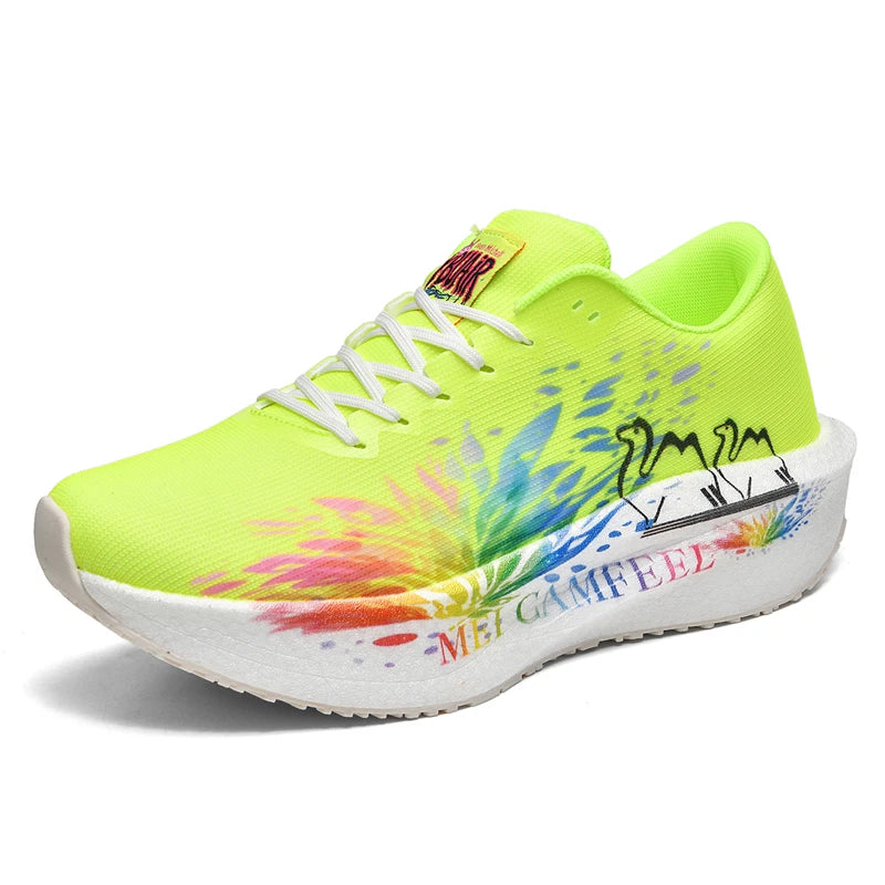 2026 New Eagle Pattern Running Shoes Carbon Plate Marathon Sports Shoes Ultra-Light Breathable Cushioning Training Running Shoes