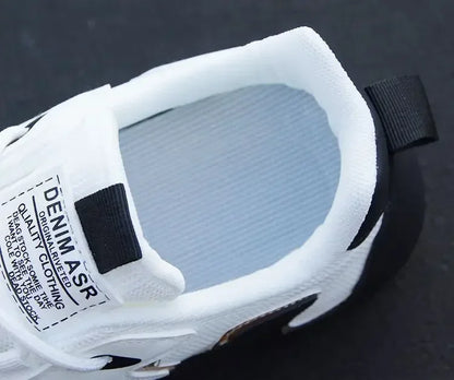 Vattentäta sneakers i PU-läder för män, lediga sportskor, lätta, andningsbara, platta och halkfria tennisskor, Zapatillas Hombre