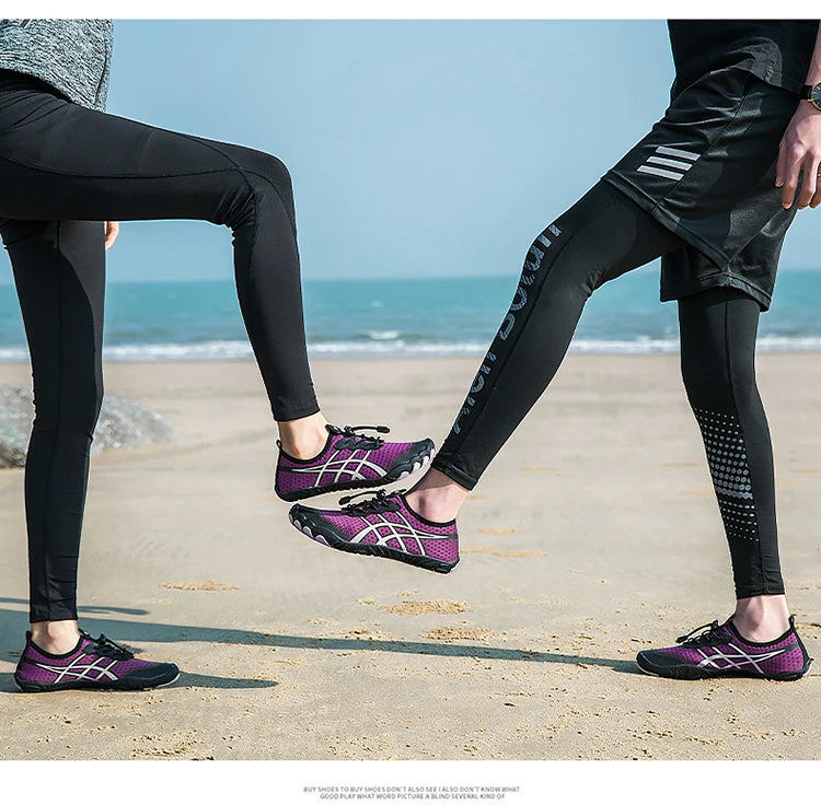 Aqua Shoes Herr Vattenskor Barfota strandskor Unisex Snabbtorkande utomhusskor Träningsskor Gymskor Sneakers Storlek 35–46
