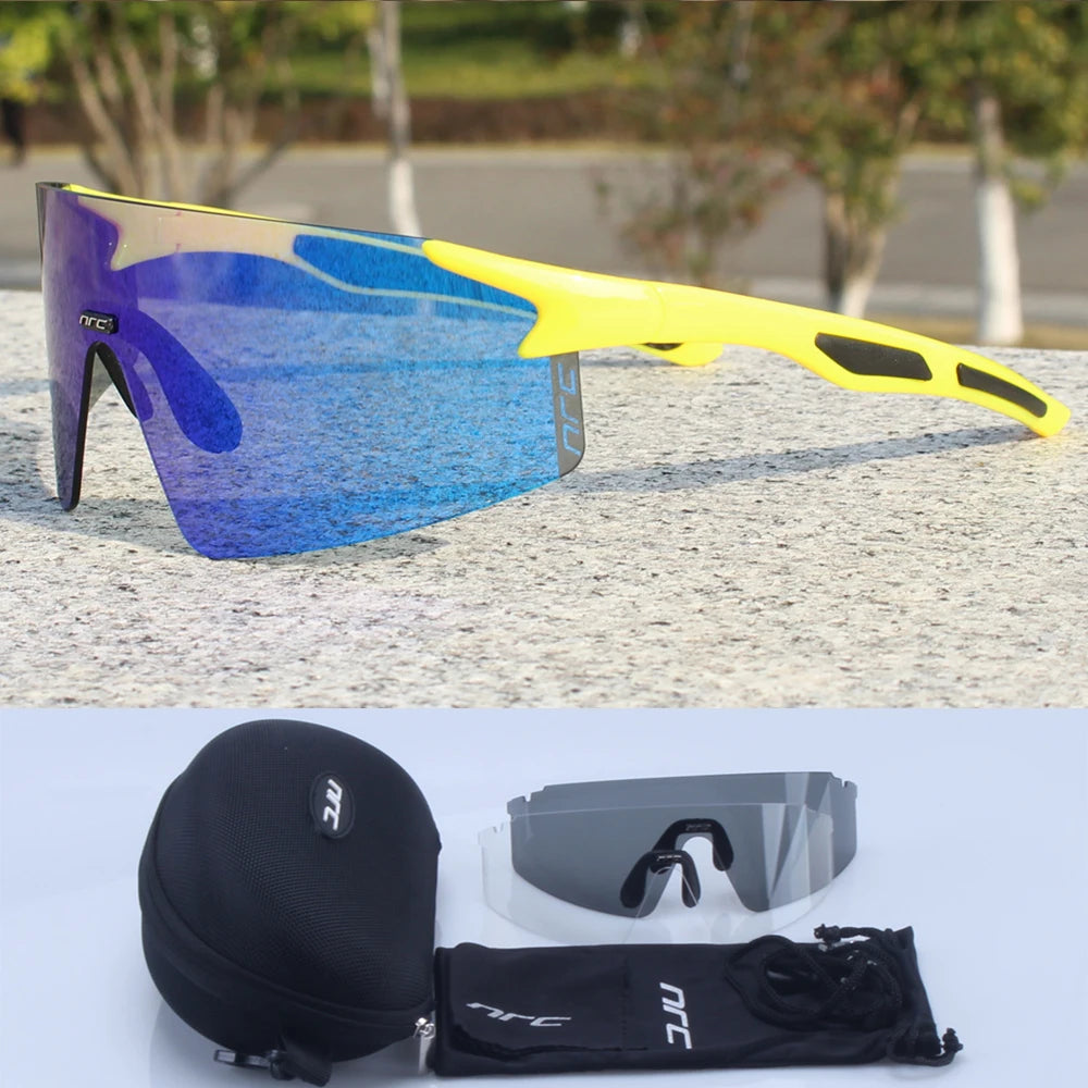 Ochelari de soare pentru ciclism marca NRC UV400 TR90, ochelari sportivi pentru bicicletă, MTB, mountain bike, pescuit, drumeții și călărie, pentru bărbați și femei