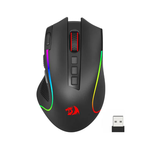 Redragon M612 PRO BT Wireless RGB Gaming Mouse, 8000 DPI Wired & Bluetooth Gaming Mouse with 11 Programmable Buttons, Optical Gaming Mouse
