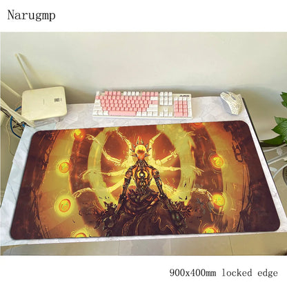 Podkładka pod mysz Overwatch, mata na biurko 900x400x3mm, duża gamingowa podkładka pod mysz i klawiaturę, prezent dla gracza PC na urodziny