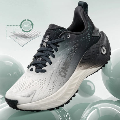 Zapatillas de running casual ONEMIX transpirables de verano para jogging, calzado deportivo ligero para hombre y mujer, gimnasio y exterior, con amortiguación