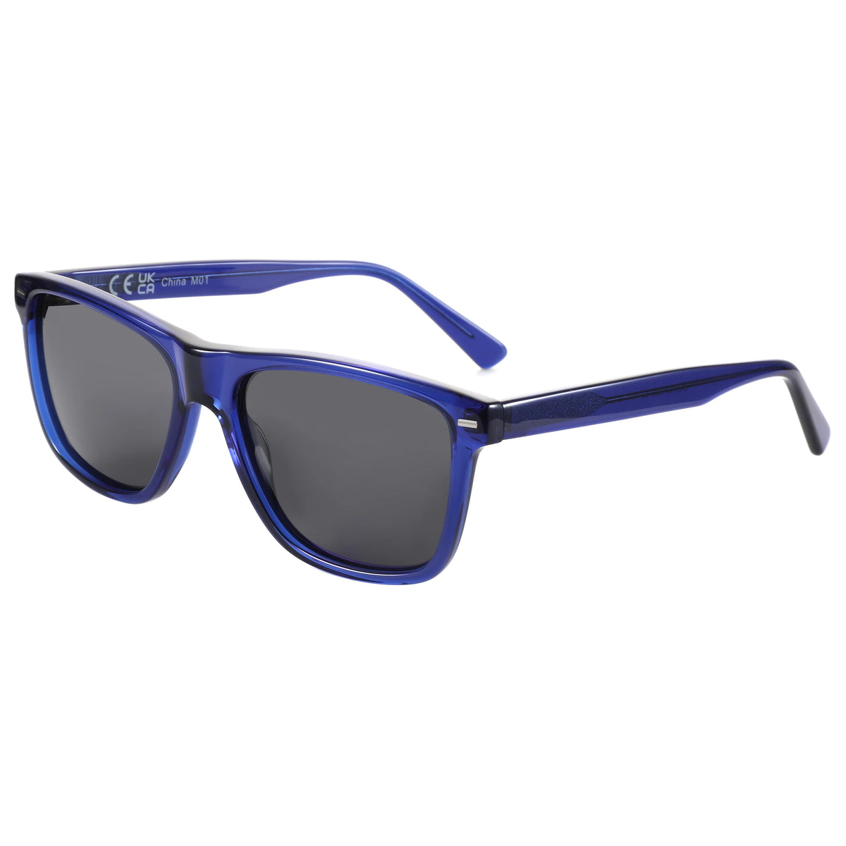 ZENOTTIC Ochelari de soare polarizați la modă, protecție UV400, ochelari de soare pătrați din acetat, design clasic, pentru femei și bărbați