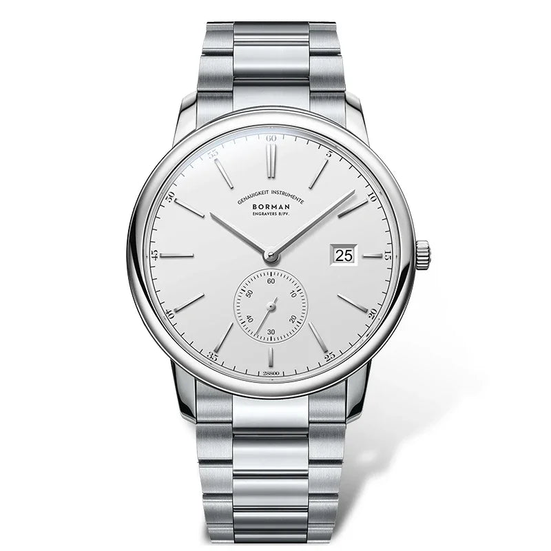 BORMAN BM3817 TOP Watch New 42 Luxury Men Automatic Mechanical Men's Watches Sapphire Ultra-thin 50M Waterproof Sub Dial Clocks
