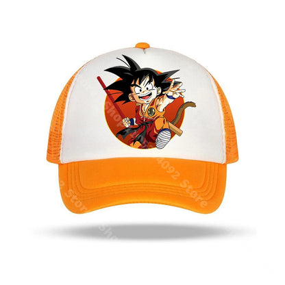 Dragon Ball Baseball Caps Anime Character Printed Sun Hat Kids Adults Summer Breathable Casual Hats Adjustable Peaked Cap Gifts