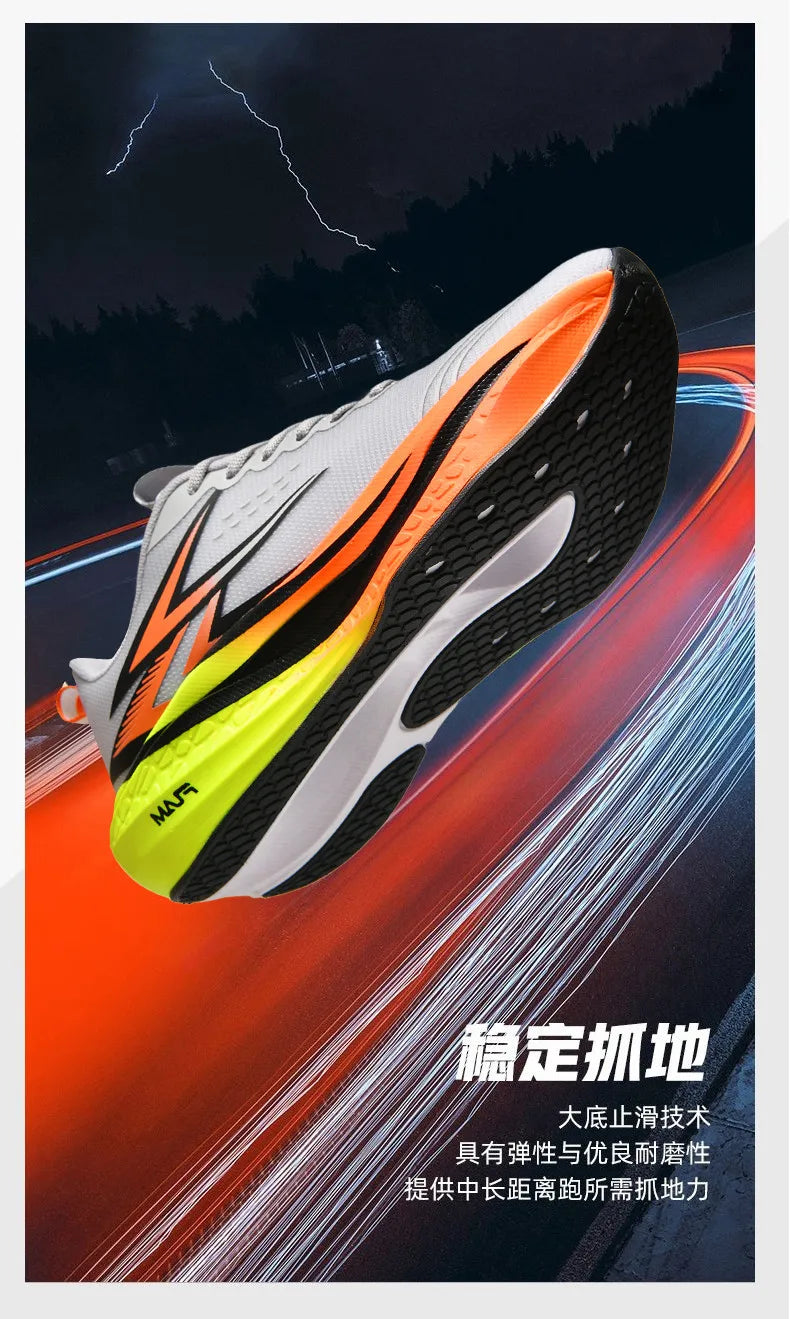 Running Shoes Carbon Plate Specialty Marathon Men's Sports Breathable Lightweight Women's Comfortable Athletic Non-slip Sneakers