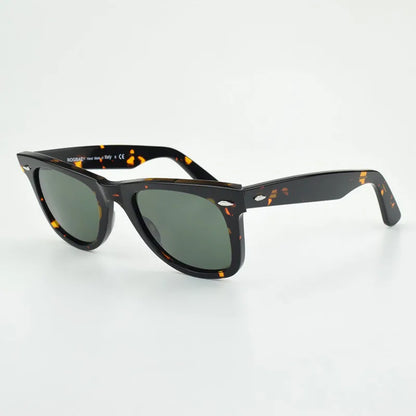 Ochelari de soare clasici cu lentile de sticlă Ochelari de soare din acetat pentru bărbați Y-2140 Design cu nit dublu Ochelari de protecție eleganți pentru femei, cu formă pătrată, cu protecție UV