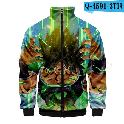 Dragon Ball 3D Print Zipper Hoodie Cool Fashion Men/Women/Kids Long Sleeve Hoodies Sweatshirt Casual Cosplay Jacket Clothes