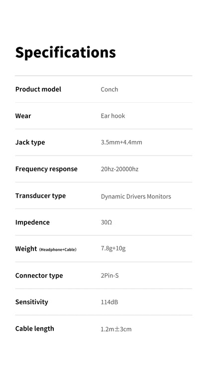 TRN Conch Lucky Bag In-Ear-Monitore – kabelgebundene DLC Diamond Dynamic HiFi-Ohrhörer mit Tuning-Düsenfiltern für Xiaomi
