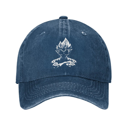 Dragon Ball Z Goku DBZ Unisex Style Baseball Caps Saiyan Distressed Denim Hats Cap Retro Workouts Unstructured Soft Snapback Cap, Produit gaming premium Fraquane