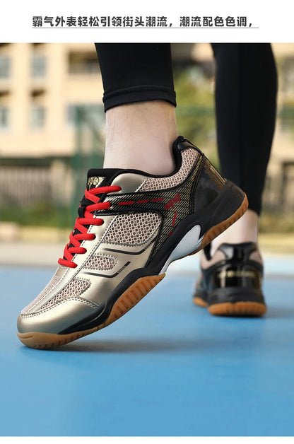 2025 New Professional Badminton Shoes Sneakers Mens Tennis Breathable Anti-Slippery Volleyball Sport Shoes for Men Women