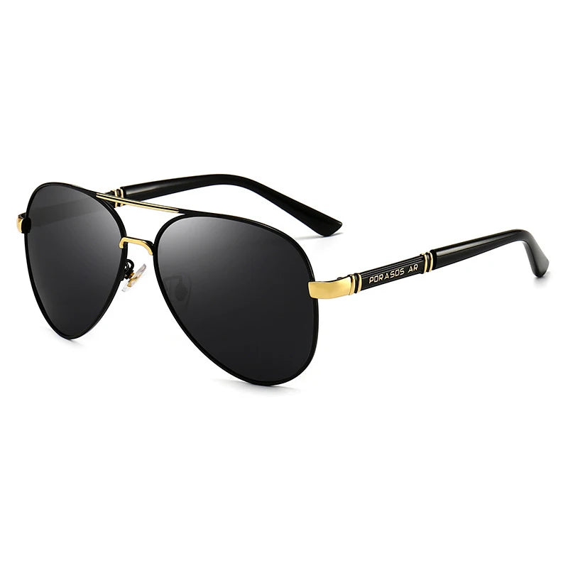 Ochelari de soare clasici Big Pilot pentru bărbați și femei, de lux, din metal, negri, de aviație, ochelari de soare pentru bărbați, la modă, pentru condus și vacanță, UV400, ochelari de protecție