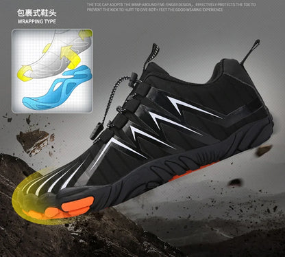 Men's Cross-Trainer | Barefoot & Minimalist Shoe | Zero Drop Sole | Wide Toe Box Aqua Shoes Five-Finger Swimming Shoes