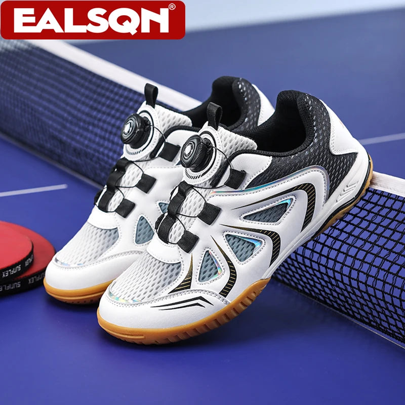 Table Tennis Shoes Couples' Lightweight Sports Badminton Shoes Non-Slip Outdoor Men's Breathable Competition Training Sneakers