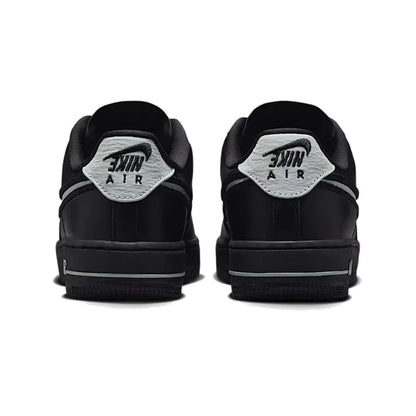 Nike Air Force 1 Rubber Leather Comfortable Stylish Versatile Elegant Low-Top Sneakers Women's Black FJ7409-002
