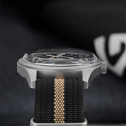 Militado ML07 Quartz Watches VH31/Miyota 2035 Movement Domed Sapphire Crystal Military Watch 100m Waterproof Luminous Mens Watch