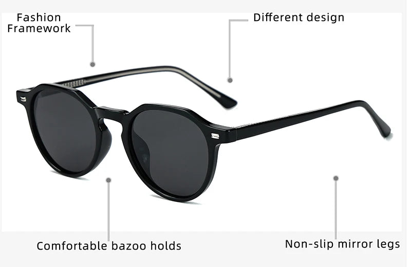 Ochelari de soare de modă Peekaboo TR90, UV400, pentru femei, verzi și maro, polarizați, pentru bărbați și femei, din acetat, unisex, stil de vară