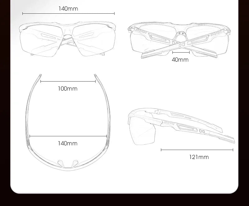 Ochelari de ciclism polarizați SCVCN, ochelari de soare pentru alergare, protecție UV, ochelari pentru ciclism sportiv, MTB, bicicletă de șosea, ochelari pentru femei, ochelari de protecție pentru ciclism