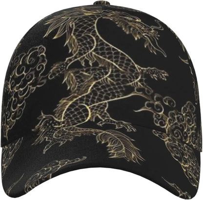 Dragon Snapback Cap Mens Baseball Hats Men Sun Hat Adjustable Cool Trucker hat for Women Men