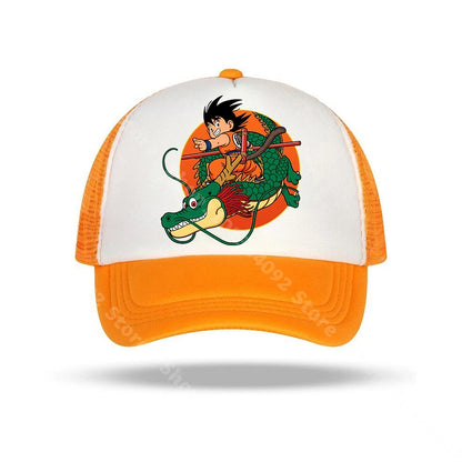 Dragon Ball Baseball Caps Anime Character Printed Sun Hat Kids Adults Summer Breathable Casual Hats Adjustable Peaked Cap Gifts