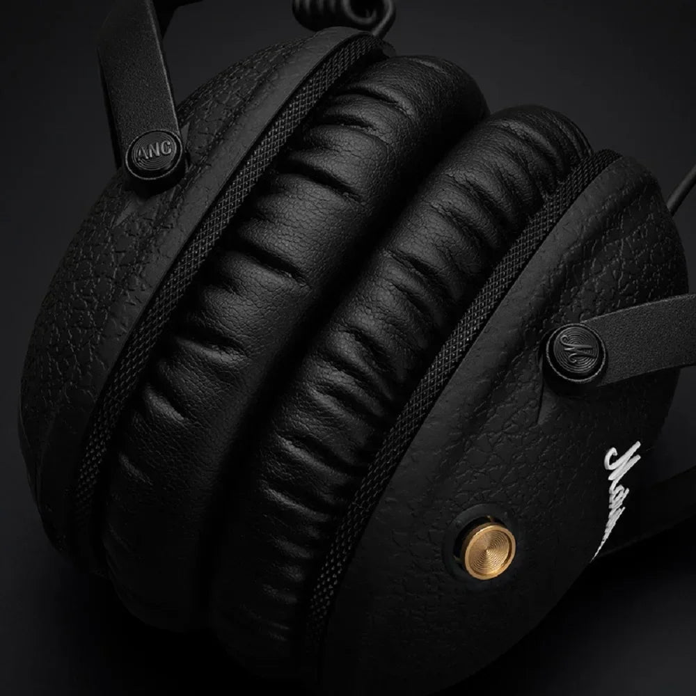 Marshall MONITOR II A.N.C. Cuffie wireless con cancellazione del rumore – Headset Bluetooth premium over-ear con bassi profondi, microfono e audio gaming