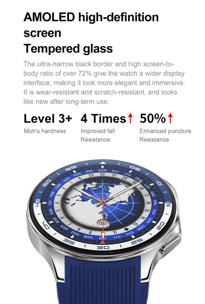 2025 New For OPPO Watch X High-End Business Watch Men 32Gb Memory Video Playback Smart Watch Sports Fitness Waterproof Bracelet