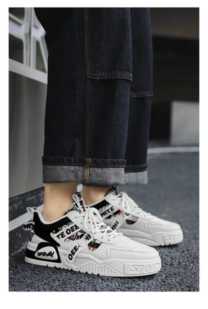 Sapatilhas de skate para homem, verão, em pele, casuais, moda, outdoor, corrida, desporto, caminhada, ténis, plataforma, designer, luxo