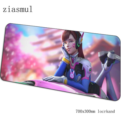 DVA-pelihiirimatto 70x30cm XL, gaming-hiirimatto PC:lle ja kannettavalle, suloinen pöytämatto pelaamiseen, joululahja pelaajalle, pelimatto, gamepad