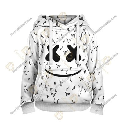 Sweatshirt med Fortnite-tryck för barn 2-14Y, huvtröja för pojkar och flickor, Harajuku-modejacka, barnkläder för spel och cosplaykostym