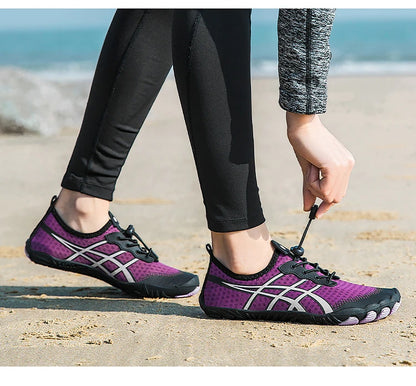 Aqua Shoes Herr Vattenskor Barfota strandskor Unisex Snabbtorkande utomhusskor Träningsskor Gymskor Sneakers Storlek 35–46