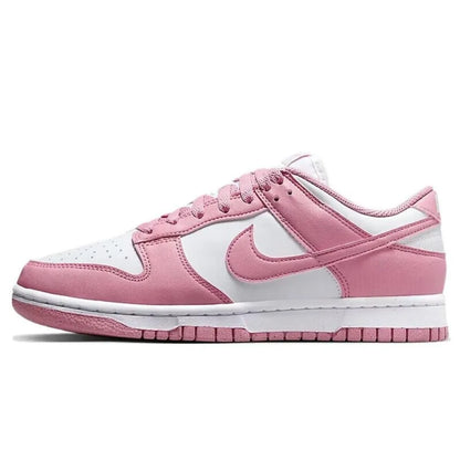 „NIKE Dunk Low Retro“ moteriški bateliai, rožiniai ir balti, žemi, retro stiliaus kasdieniai sportiniai bateliai, patvarūs sportiniai bateliai, riedlentininkų bateliai DD1873-112