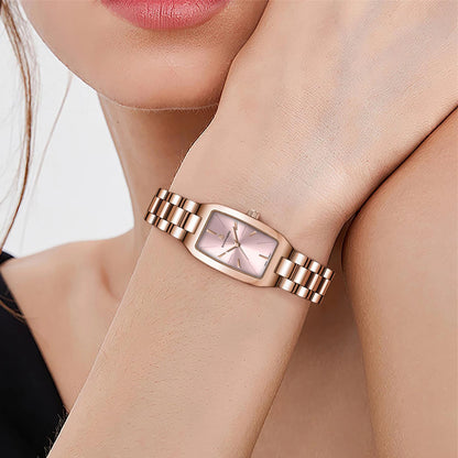 SAPPHEROLuxury Women's Watch Stainless Steel Strap Waterproof Watch Ultra-thin Dial  Fashion Simple Women's Watch Accurate Watch