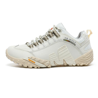 Mountaineering Shoes Men's Genuine Leather Outdoor Sports Anti-Slip Mountaineering Hiking Shoes Breathable Tourism Shoes