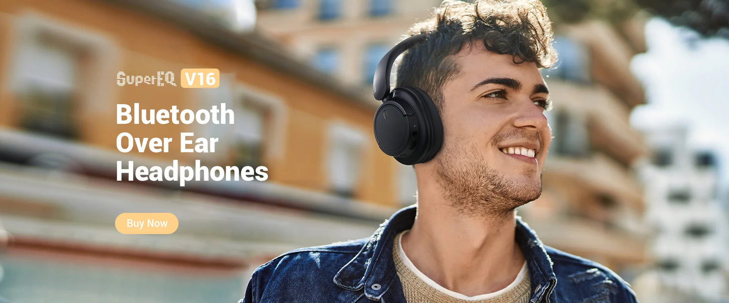 Oneodio A10 Bluetooth 5.4 Headphones Hybrid Active Noise Cancelling With Hi-Res Audio Over Ear Wireless Headset ANC With 5-Mic