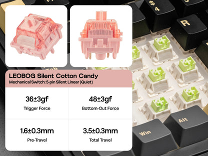 EPOMAKER X AULA EA75 MAX 75% ANSI US Layout Hot-Swap Gasket Wired/BT/2.4GHz Wireless Mechanical Keyboard with Screen & Knob