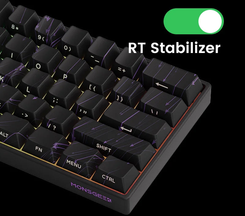 Akko MonsGeek FUN60 Ultra mechanische Gaming-Tastatur, magnetische Switches, 60 %, Rapid Trigger, 8K HE/TMR, Custom-Aluminium-Tastatur für Gamer