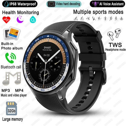 2025 New For OPPO Watch X High-End Business Watch Men 32Gb Memory Video Playback Smart Watch Sports Fitness Waterproof Bracelet