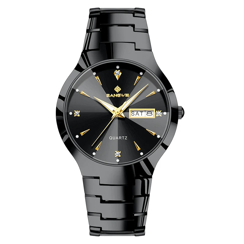 BANGWEI 2026 NEW Women's Watch Fashion Waterproof Luminous Elegant Weekly Calendar Exquisite women's quartz wrist watch reloj