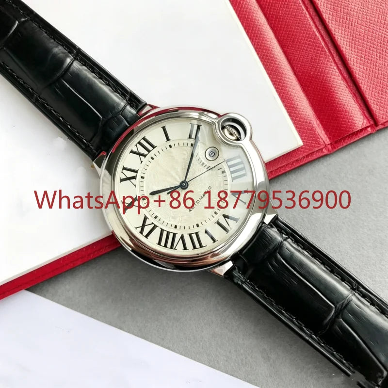 2026 Men Fashion Watch 904L Stainless Steel Leather 42MM Automatic Mechanical High-Quality AAA Custom Watches