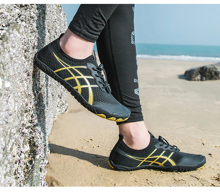 Aqua Shoes Herr Vattenskor Barfota strandskor Unisex Snabbtorkande utomhusskor Träningsskor Gymskor Sneakers Storlek 35–46