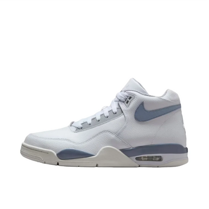 Nike Flight Legacy – Bequeme und vielseitige Retro-Basketballschuhe im Mid-Top-Stil für Herren, Weiß/Blau, BQ4212-103