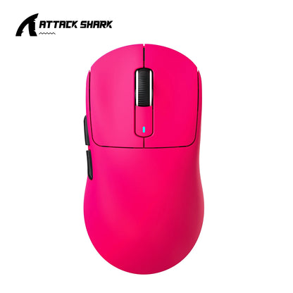 ATTACK SHARK X3 miš s tri načina rada 1K Hz, X3Pro Bluetooth bežični miš 4K Hz, lagan, PAW3395, brzina praćenja 650IPS