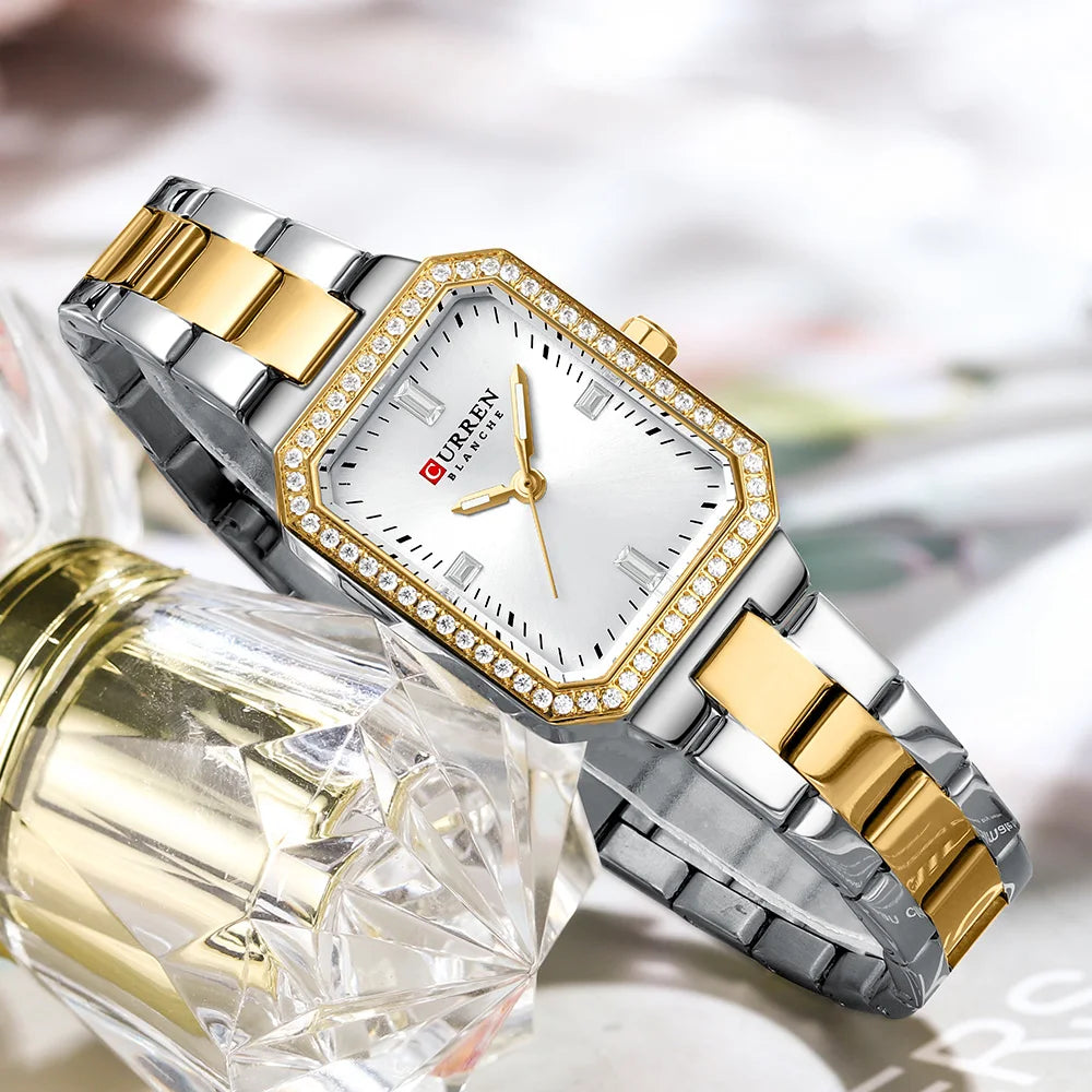 CURREN Elegant Quartz Ladies Wristwatch Top Brand Original Watch For Women Luxury Waterproof Luminous Watches