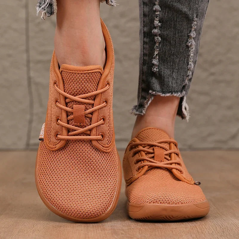 Women's Walking Flat Shoes Soft Mesh Suitable for Travel Wide Palms Lightweight Support Fitness and Leisure Sports Shoes for Men
