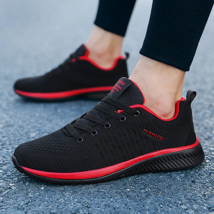 Men's Running Sneakers, Women's Lightweight Sport Shoes, Classic Mesh Breathable Casual Shoes, Male Fashion Moccasins Sneakers