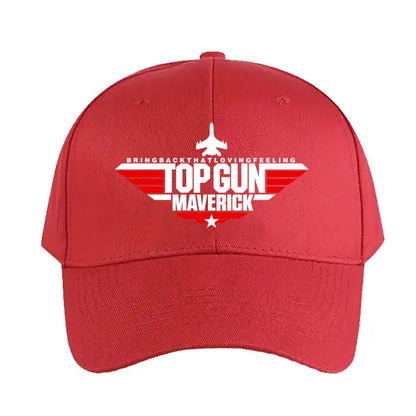 TOP GUN MAVERICK Men Classic Vintage Baseball Cap Adjustable Dad Hat with Curved Brim Casual Outdoor Sports
